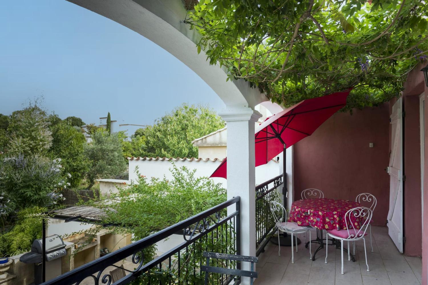 Terrasse du 1er étage | Maison de vacances dans le sud de la France