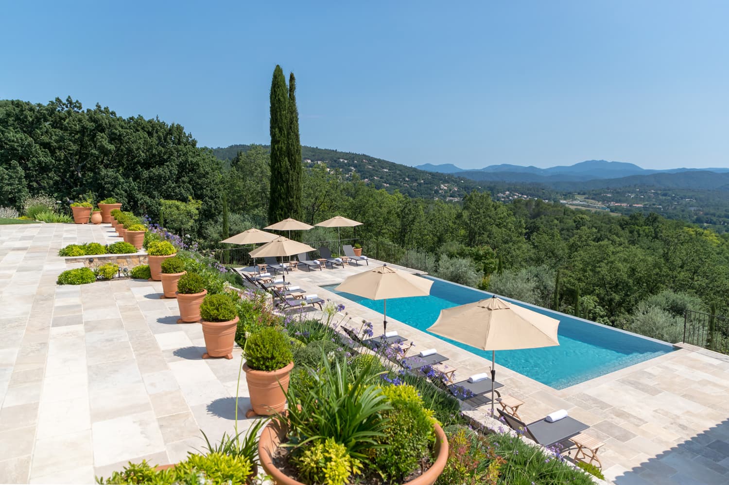 Maison provençale avec piscine privée et vue | Le Grand Mas de Valcros
