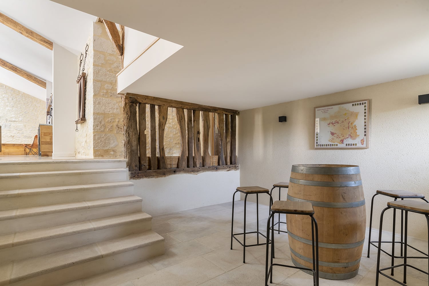 Escalier | Maison de vacances en Dordogne