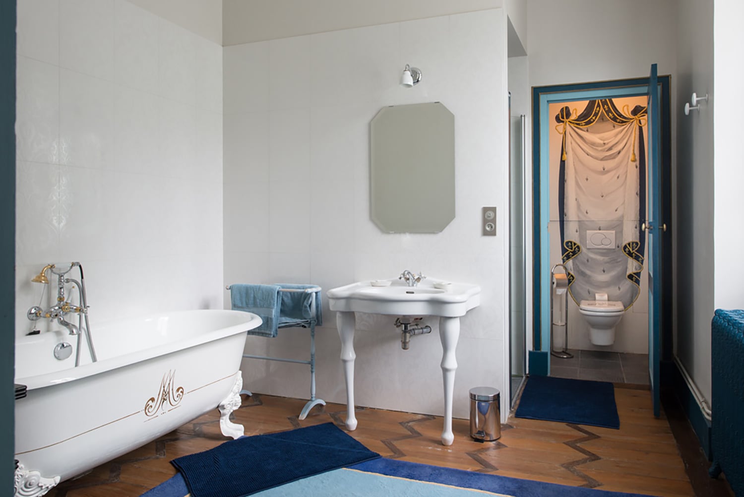 Salle de bain | Château de vacances à Tailly