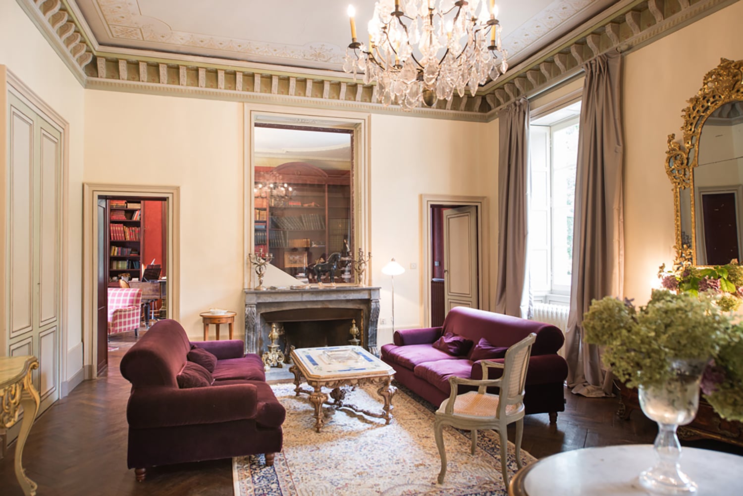 Salon | Château de vacances à Tailly
