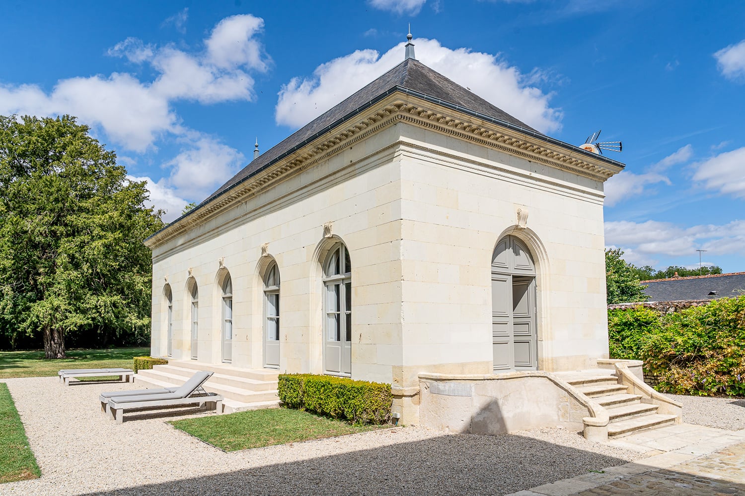 Pool house | Maison de vacances à Richelieu