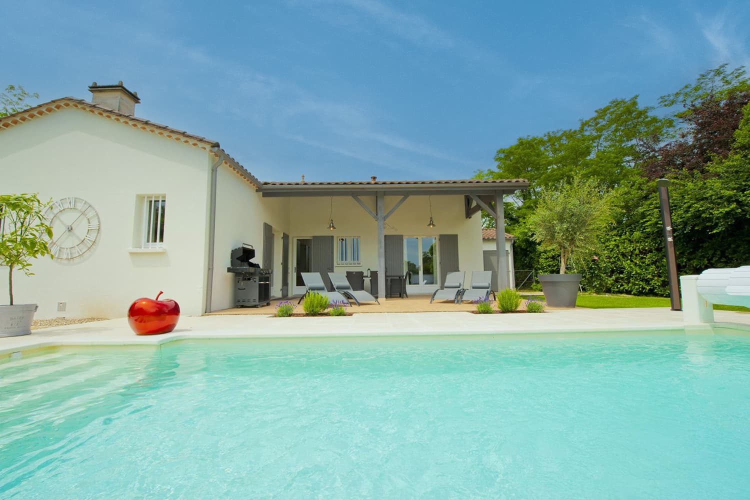Maison de vacances en Gironde avec piscine privée