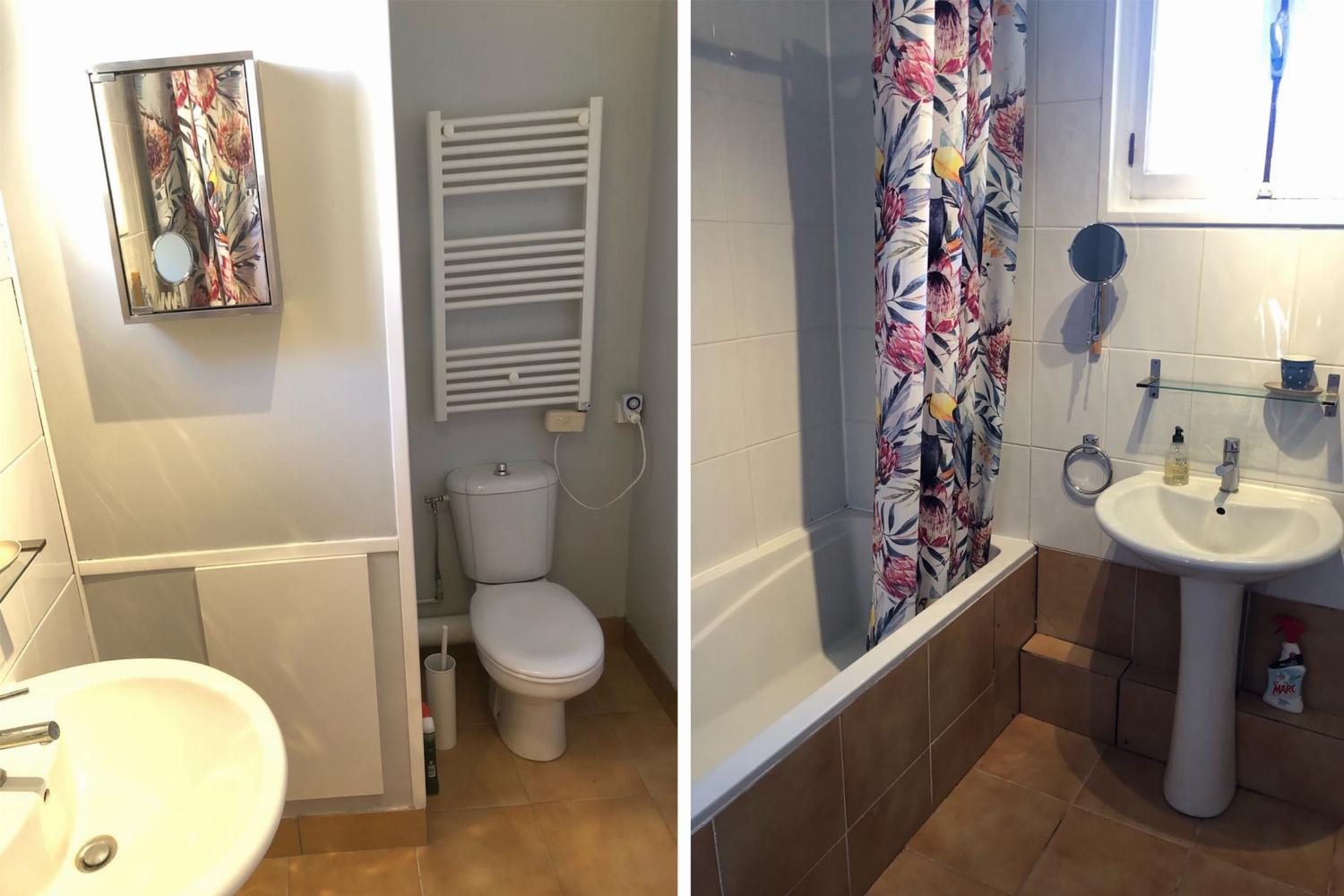 Apartment salles de bains | Maison de vacances dans le sud de la France