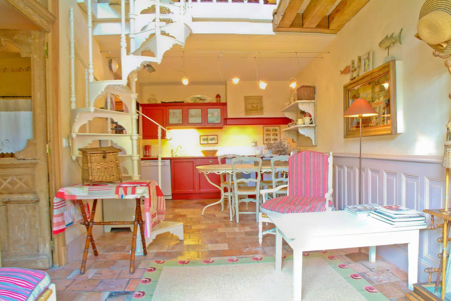 Salon | Self-catering apartment in Pays de la Loire