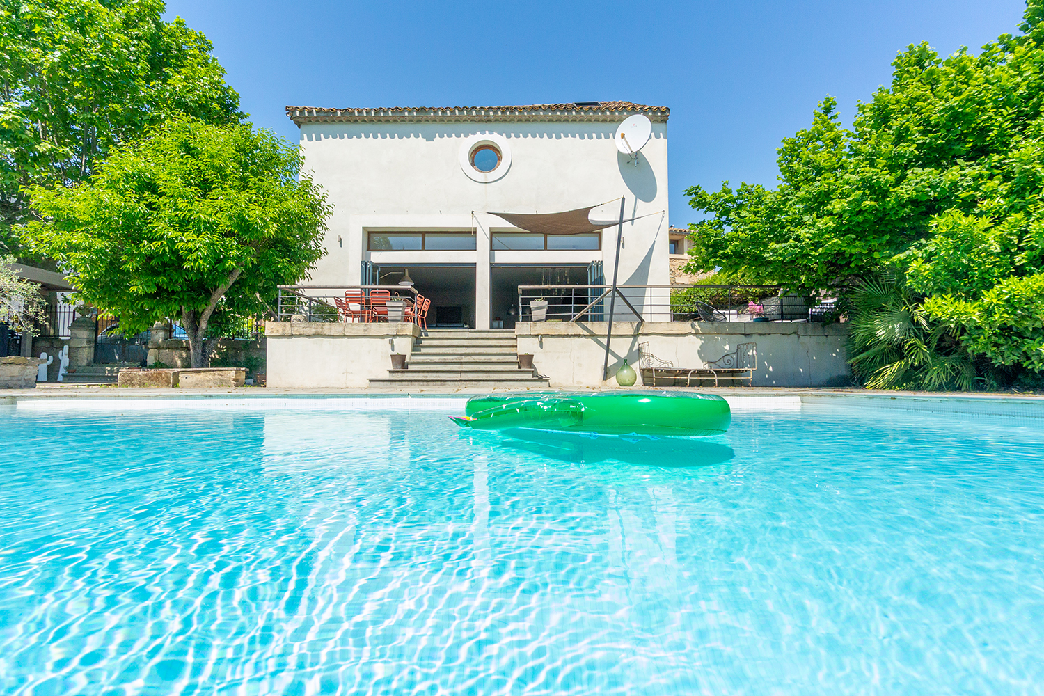 Maison de vacances à Saint-Marcel-sur-Aude avec piscine privée à débordement