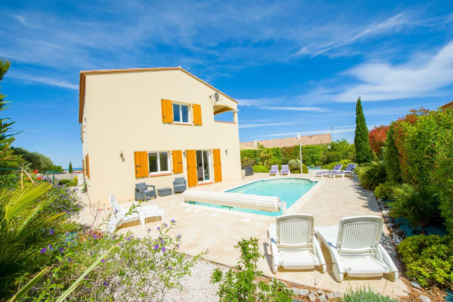 Villa de vacances dans le sud de la France avec piscine privée chauffée
