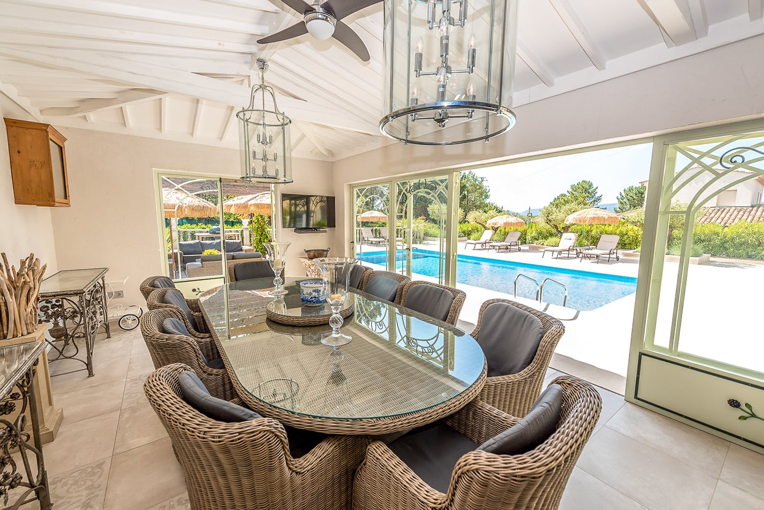 Salle à manger | Villa de vacances à Saint-Tropez