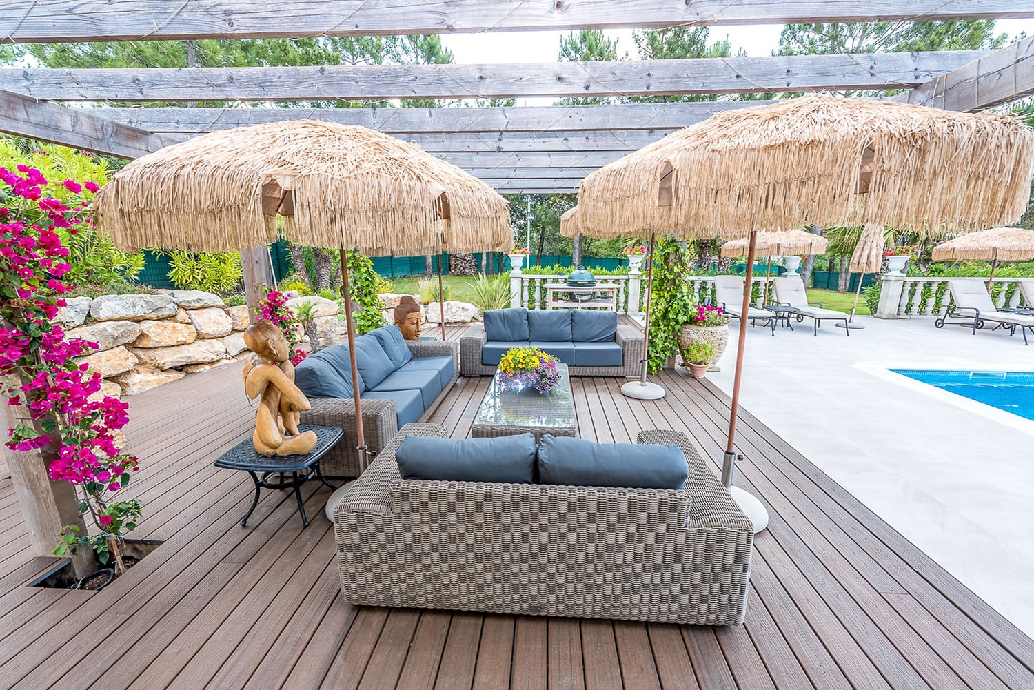 Terrasse ombragée
