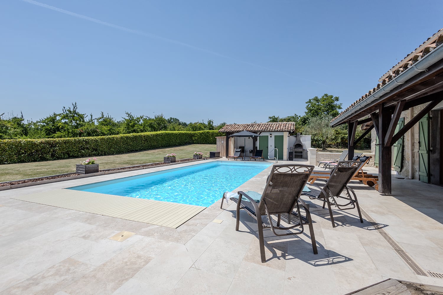 Private heated pool Private heated pool