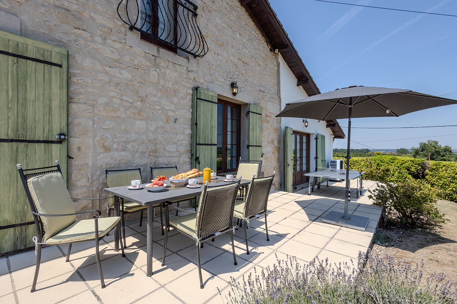 Terrasse de salle à manger
