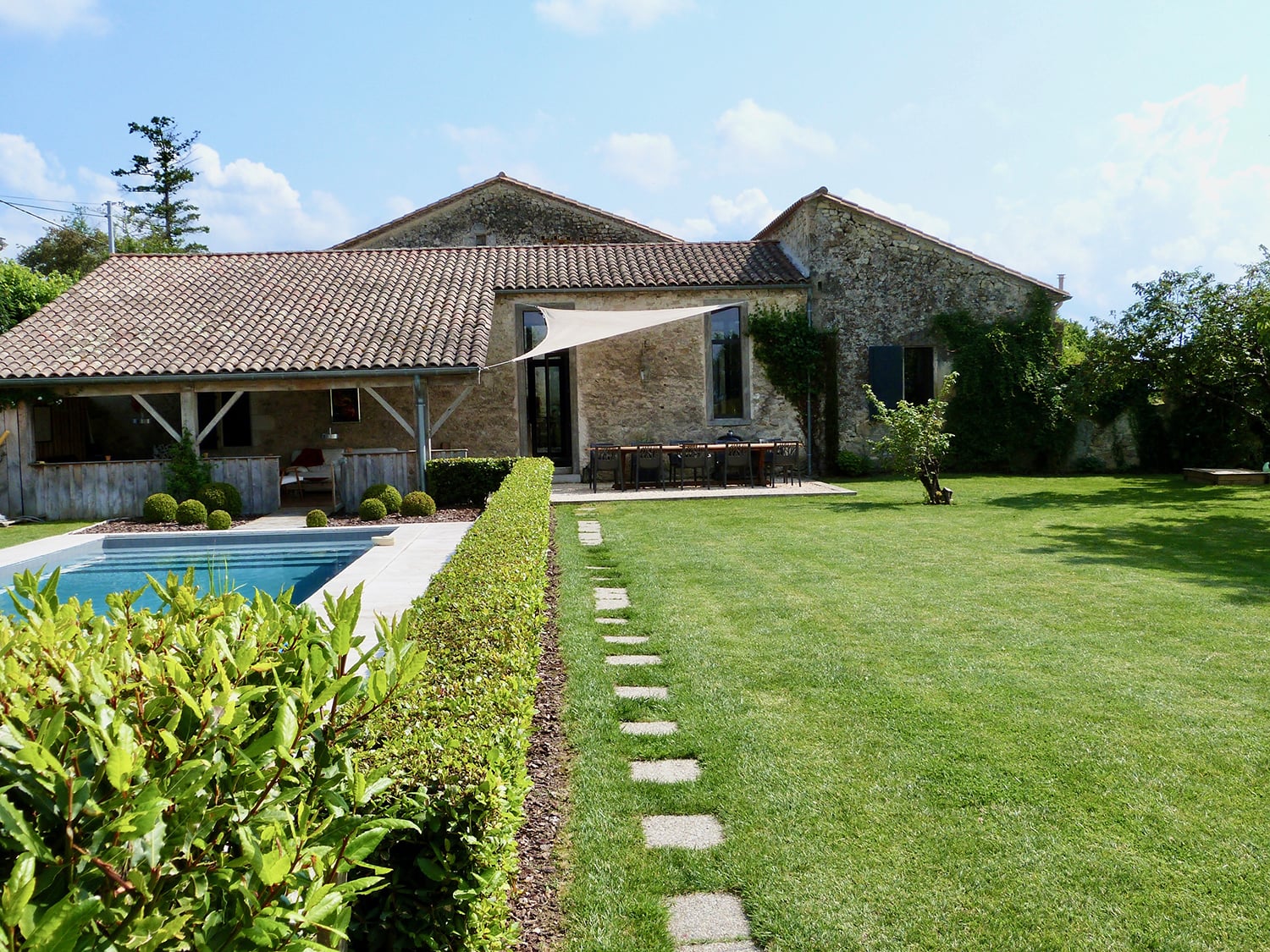 Maison de vacances à Nouvelle-Aquitaine avec piscine privée chauffée