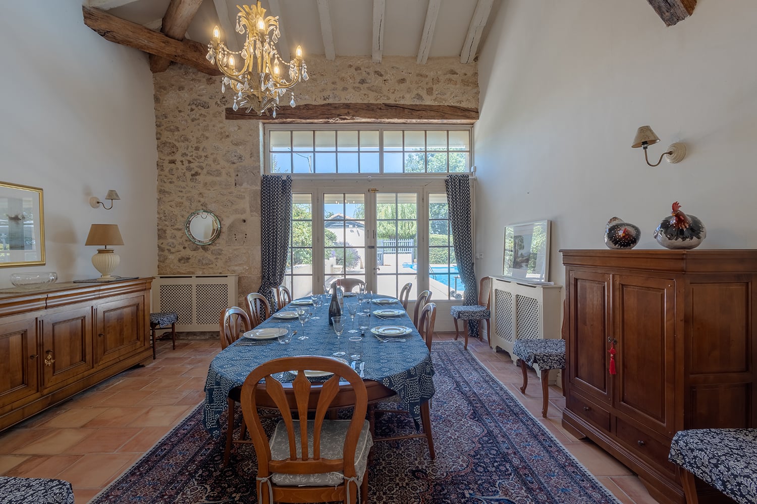 Salle à manger | Maison de vacances à Juillac