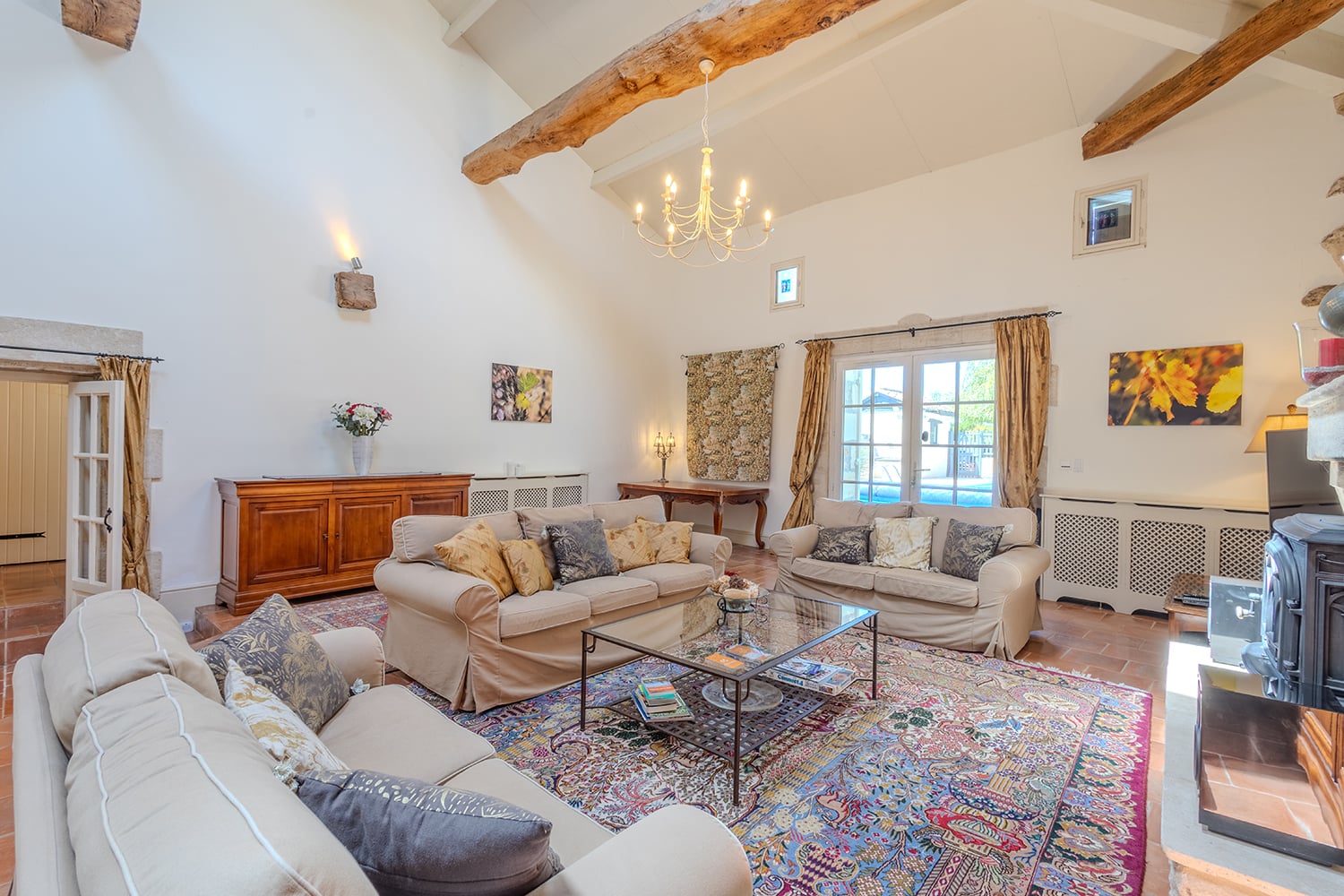 Salon | Maison de vacances à Juillac