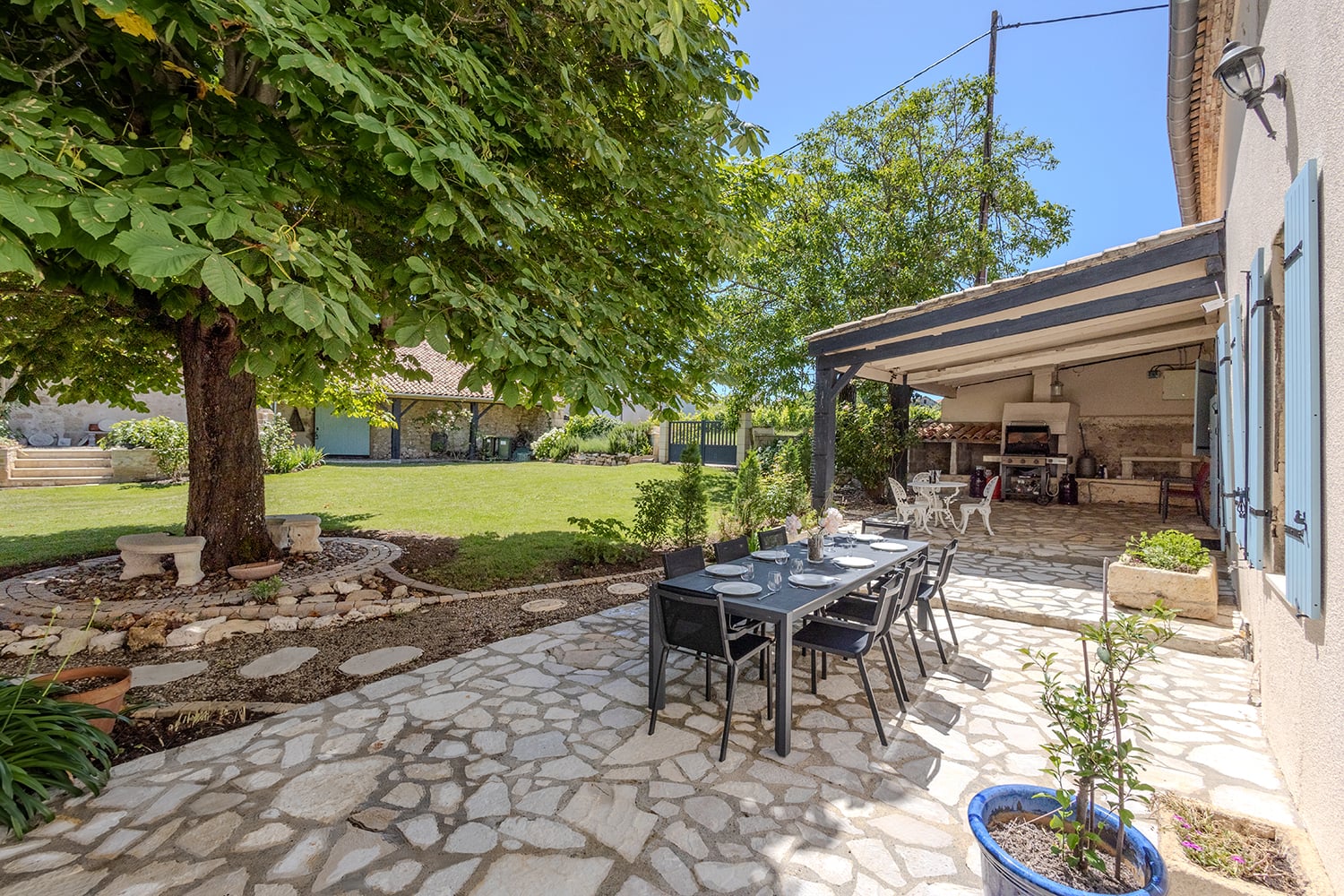 Terrasse de salle à manger