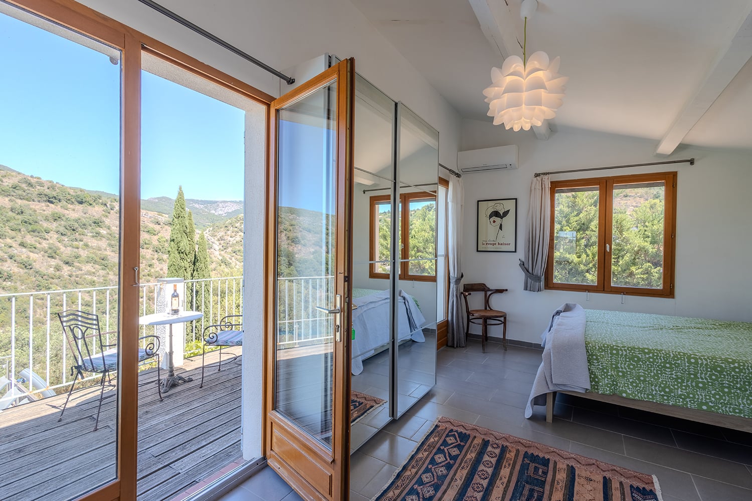 Chambre | Villa de vacances à Félines-Minervois