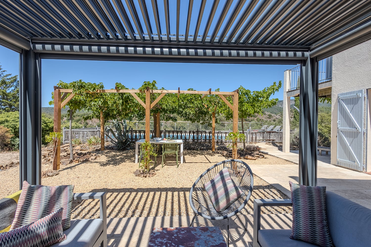 Terrasse ombragée