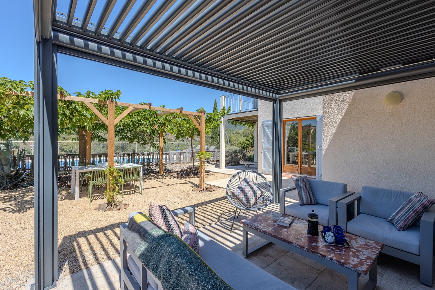 Terrasse ombragée
