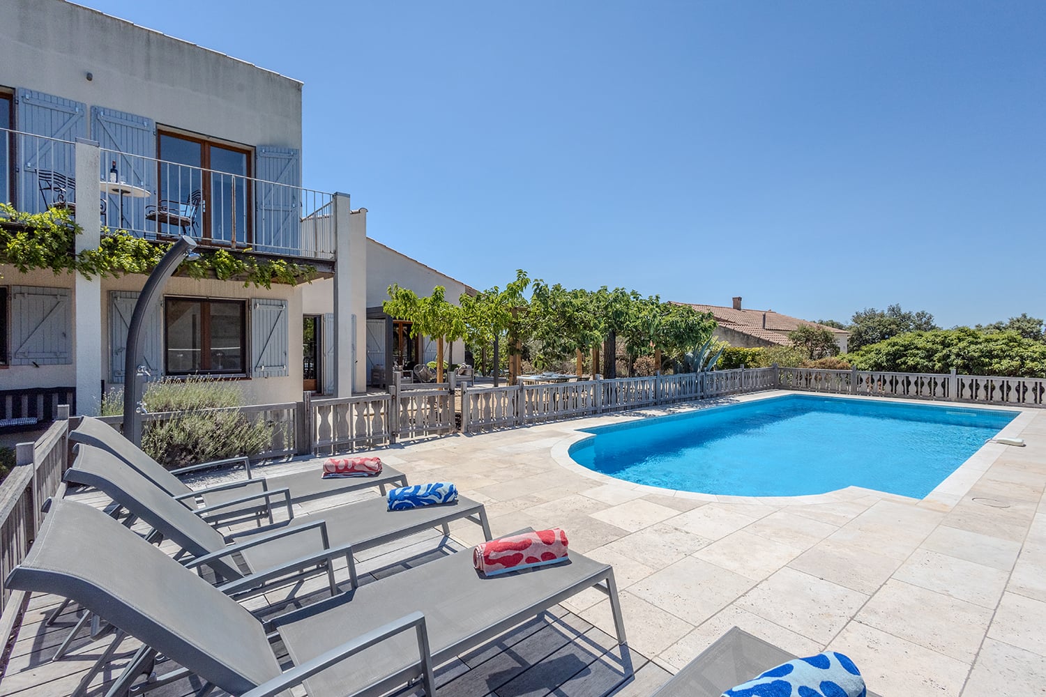 Villa de vacances à Félines-Minervois avec piscine privée