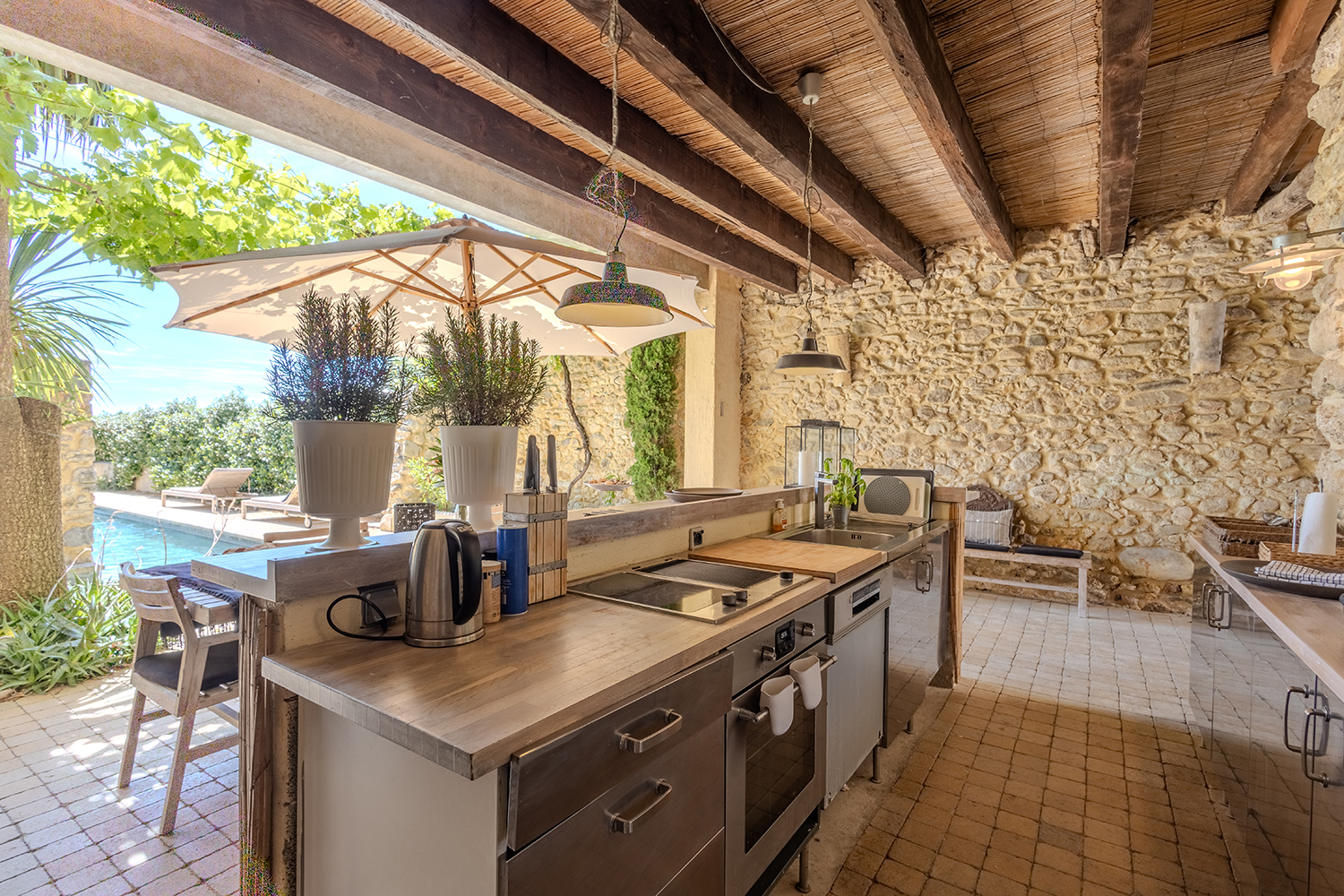 Cuisine d'été | Maison de vacances à Magalas