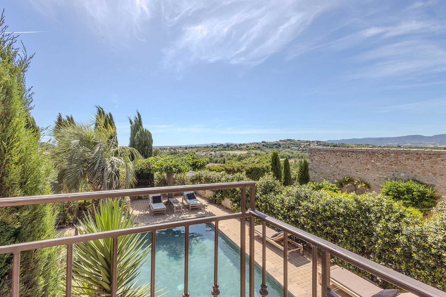 Vue depuis la terrasse