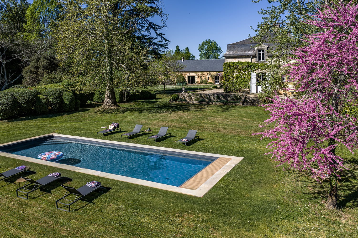 Private heated pool Private heated pool