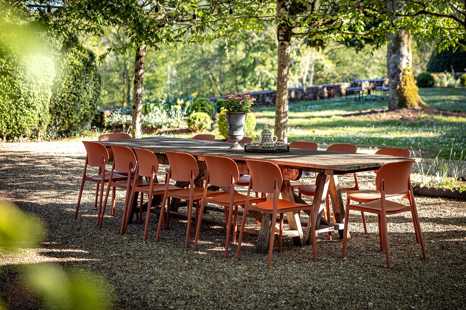 Terrasse de salle à manger