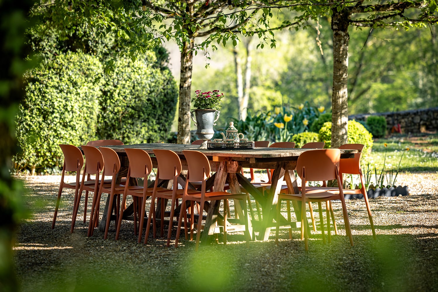Terrasse de salle à manger