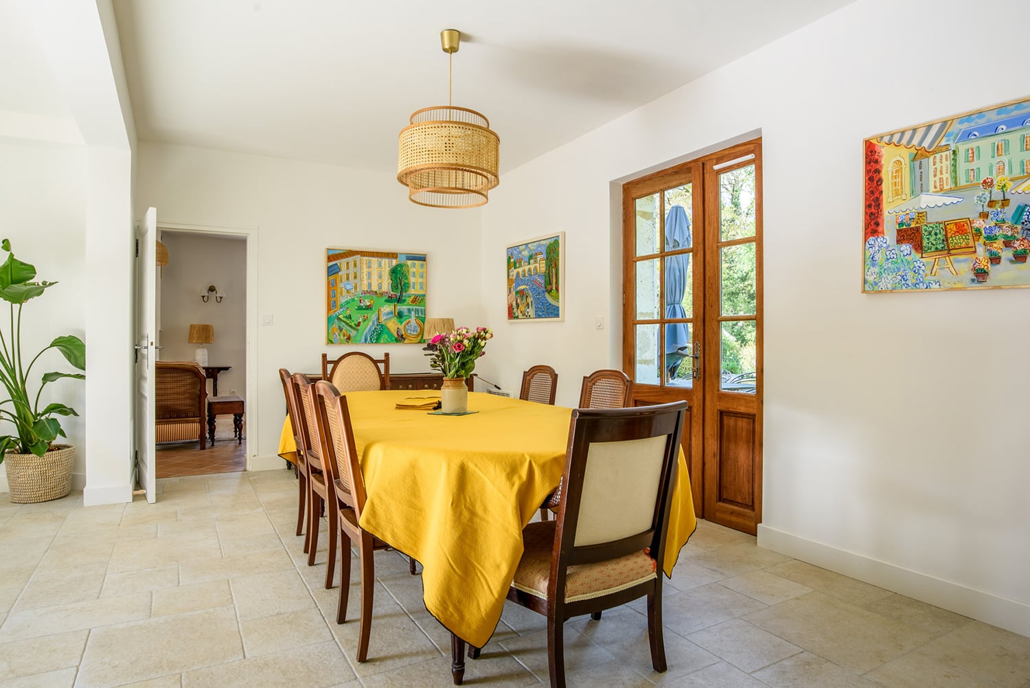 Salle à manger | Maison de vacances à Bourdeilles