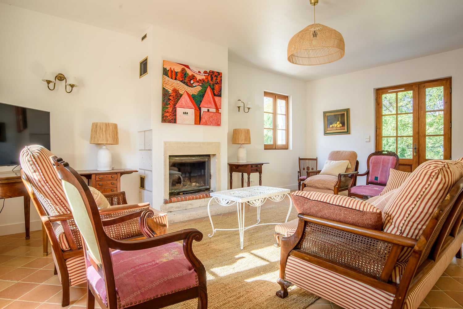 Salon | Maison de vacances à Bourdeilles