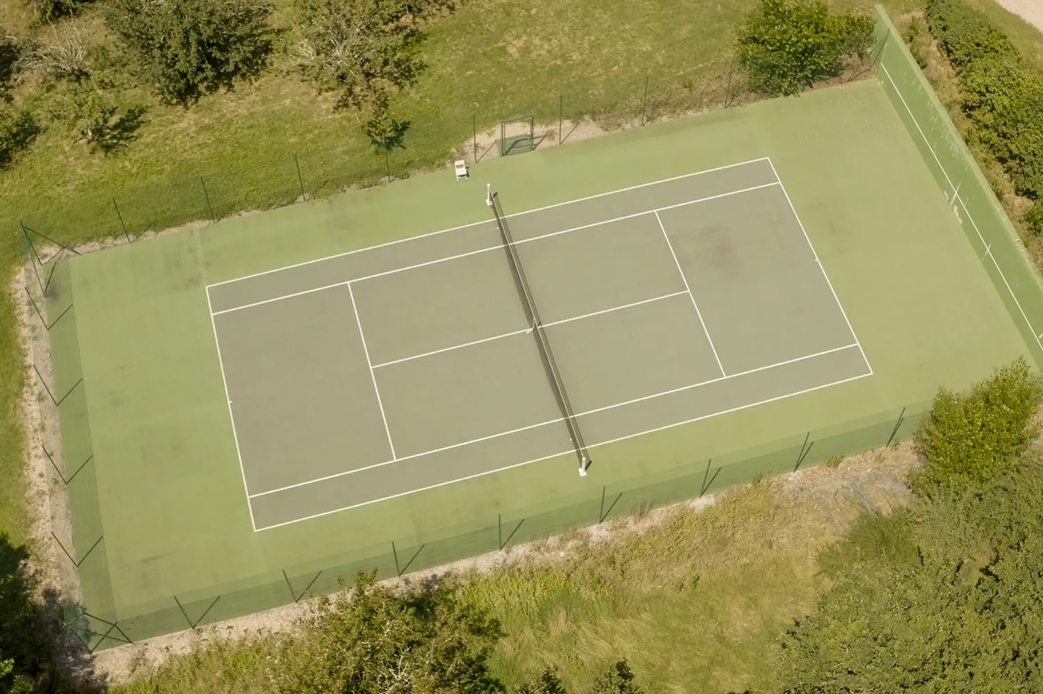 Court de tennis privé