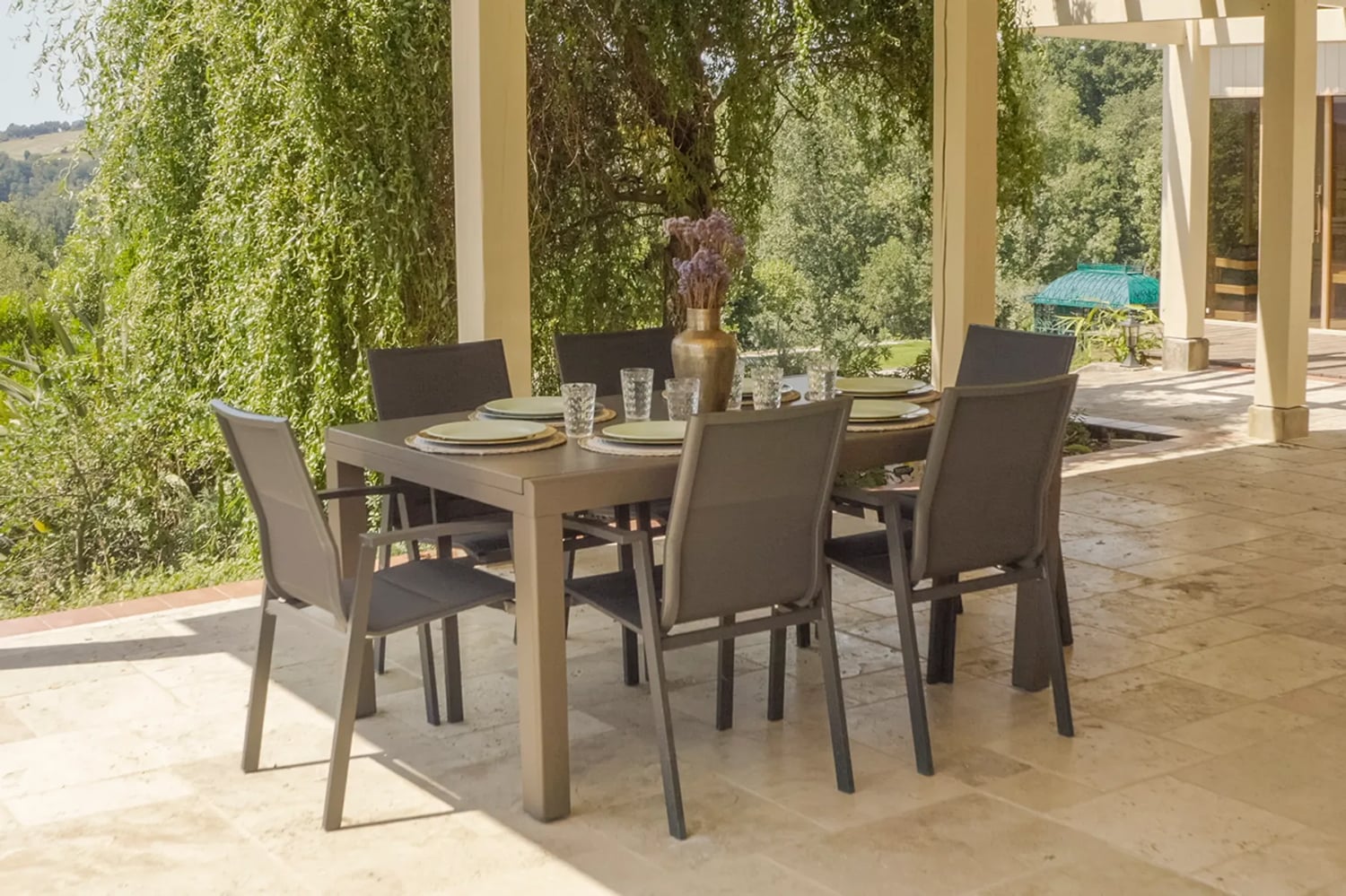 Terrasse de salle à manger