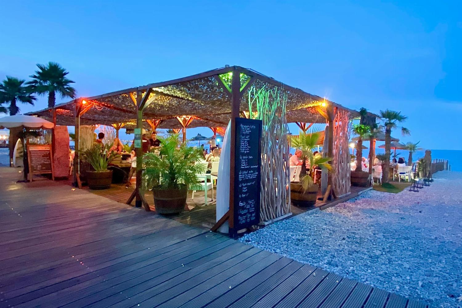 Bar de plage en Provence
