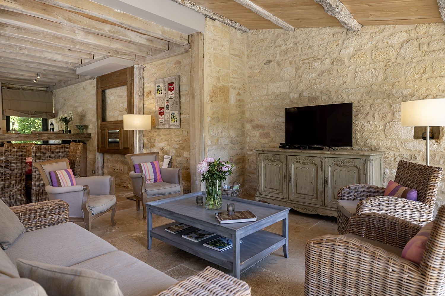 Salon | Maison de vacances en Dordogne