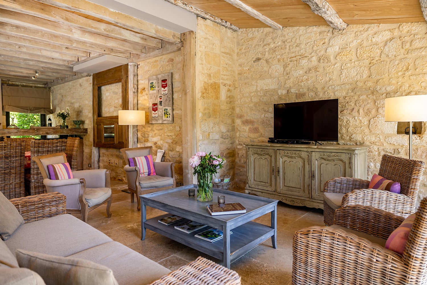 Salon | Maison de vacances en Dordogne