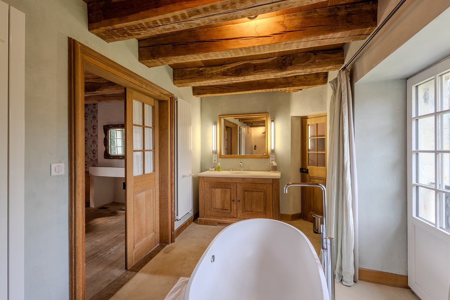 Salle de bain | Château de vacances à Centre-Val de Loire