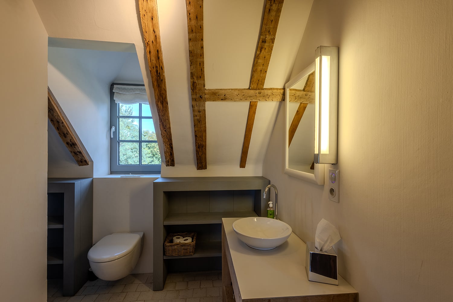 Salle de bain | Château de vacances à Centre-Val de Loire