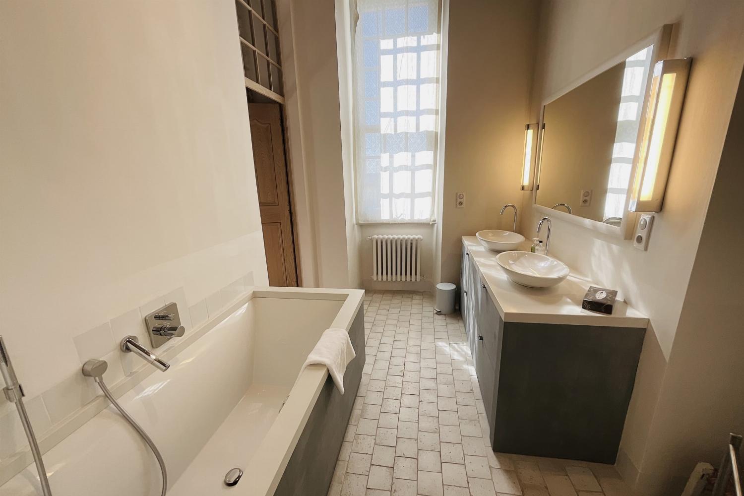 Salle de bain | Château de vacances en Indre-et-Loire