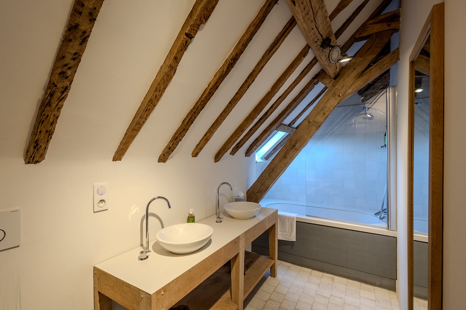 Salle du bain | Château de vacances à Centre-Val de Loire