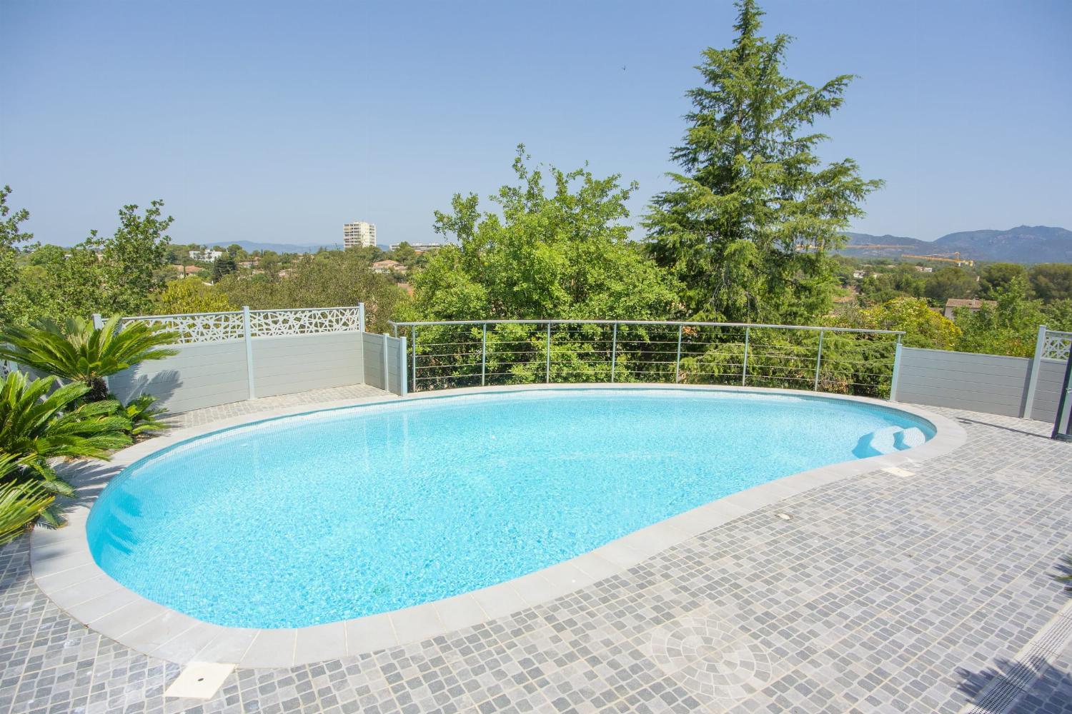 Private pool and terrace Private pool and terrace