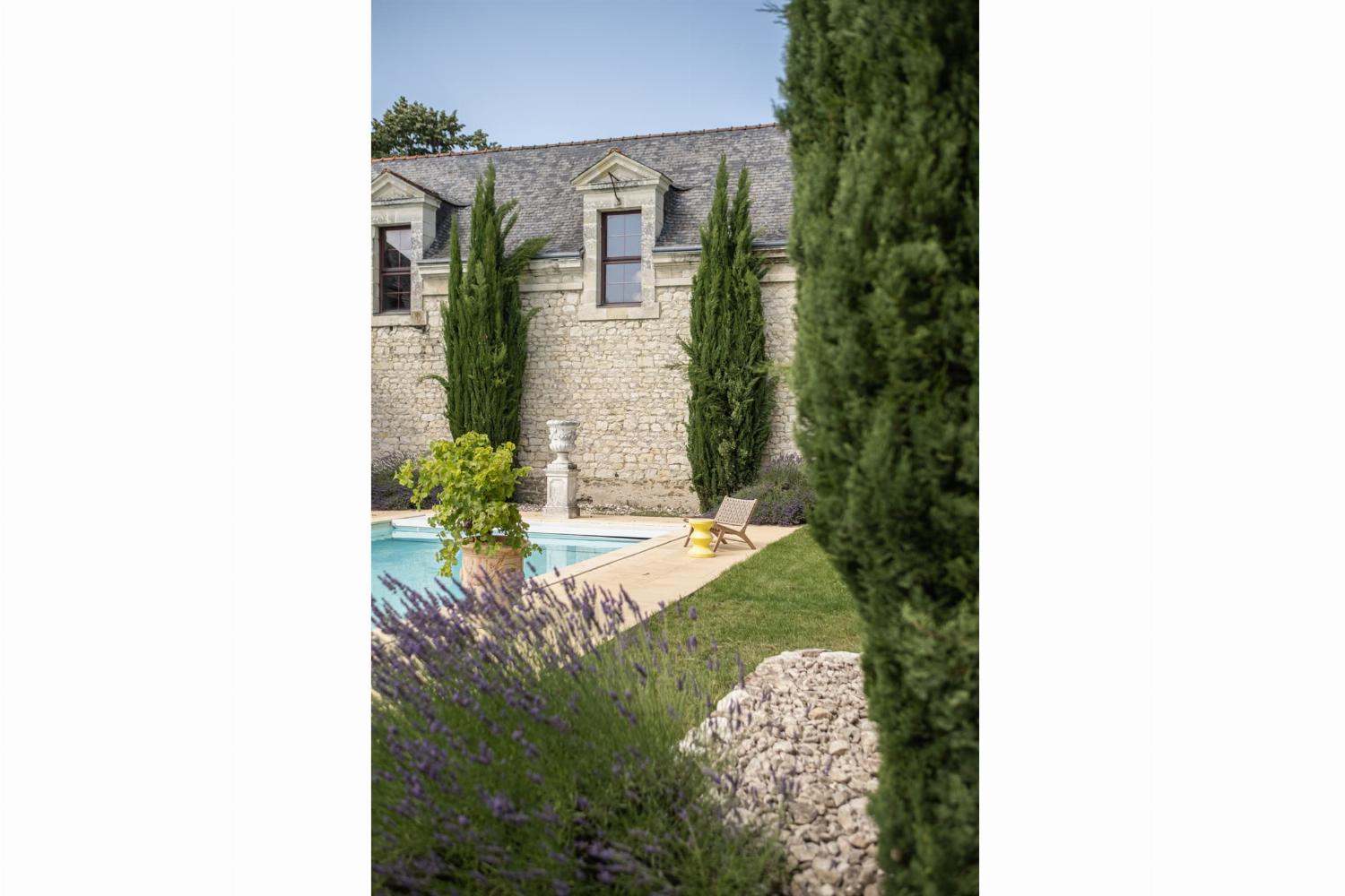 Piscine privée | Château de vacances en Indre-et-Loire