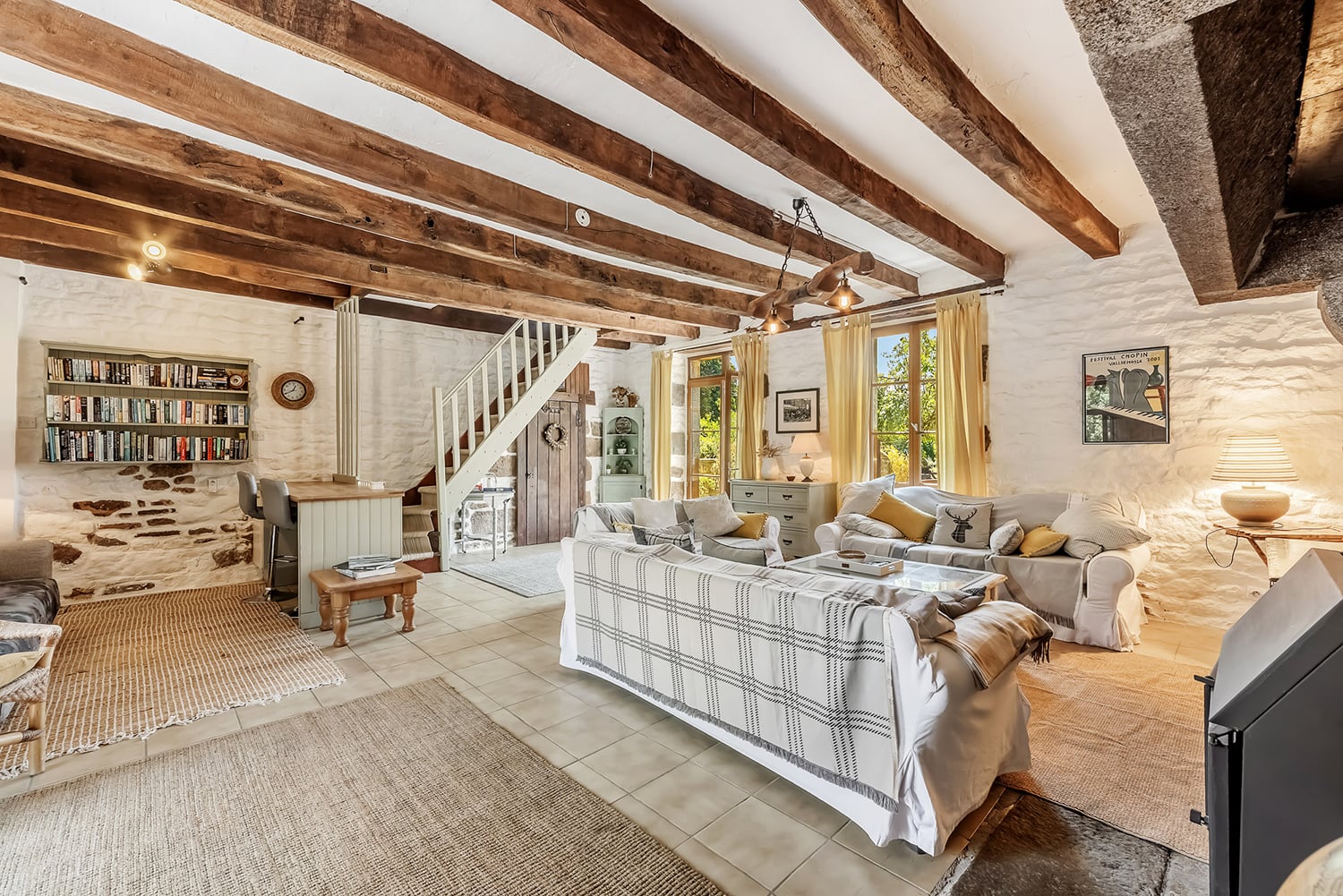 Salon | Cottage de vacances en Bretagne