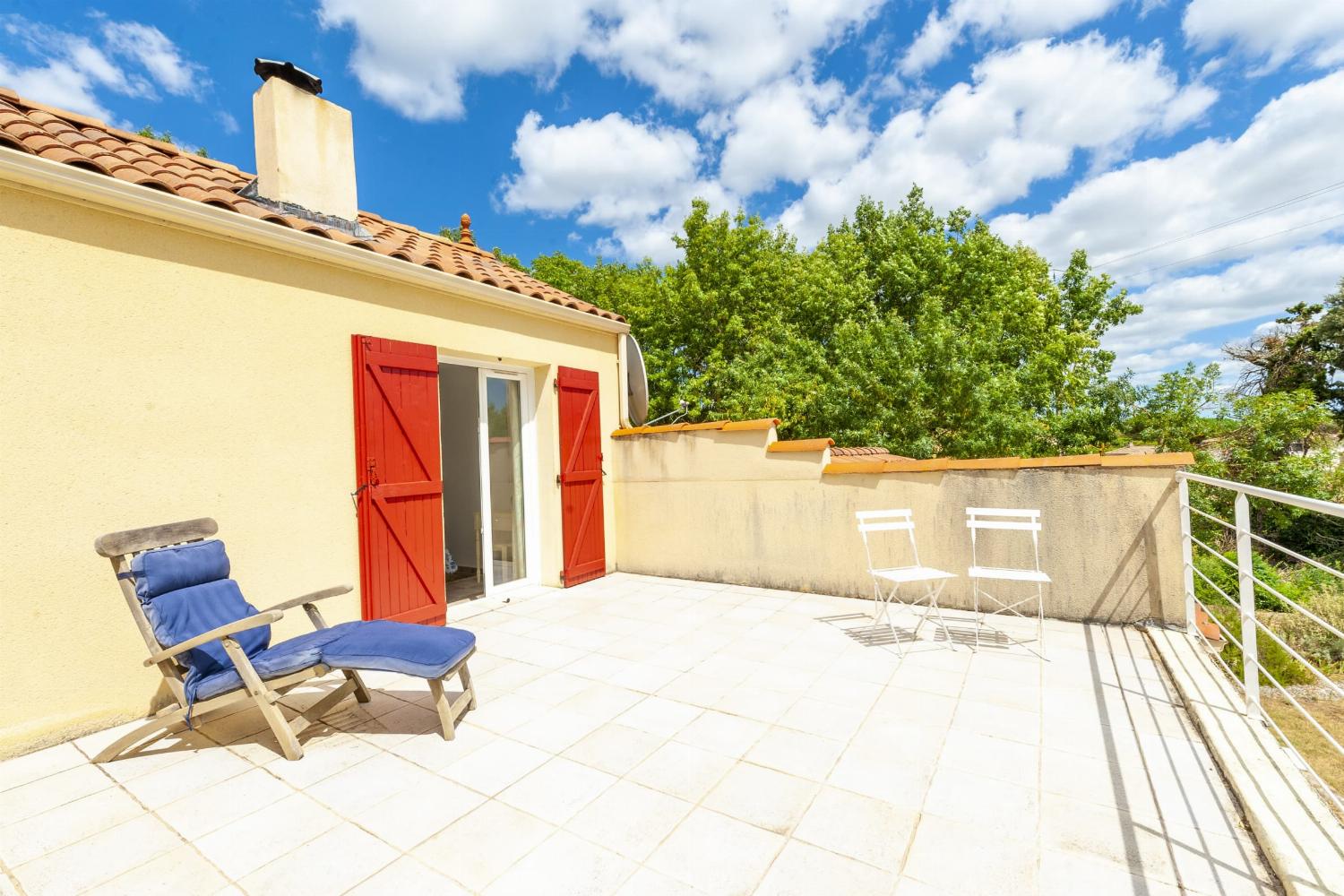 Terrasse du 1er étage | Villa de vacances en Occitanie