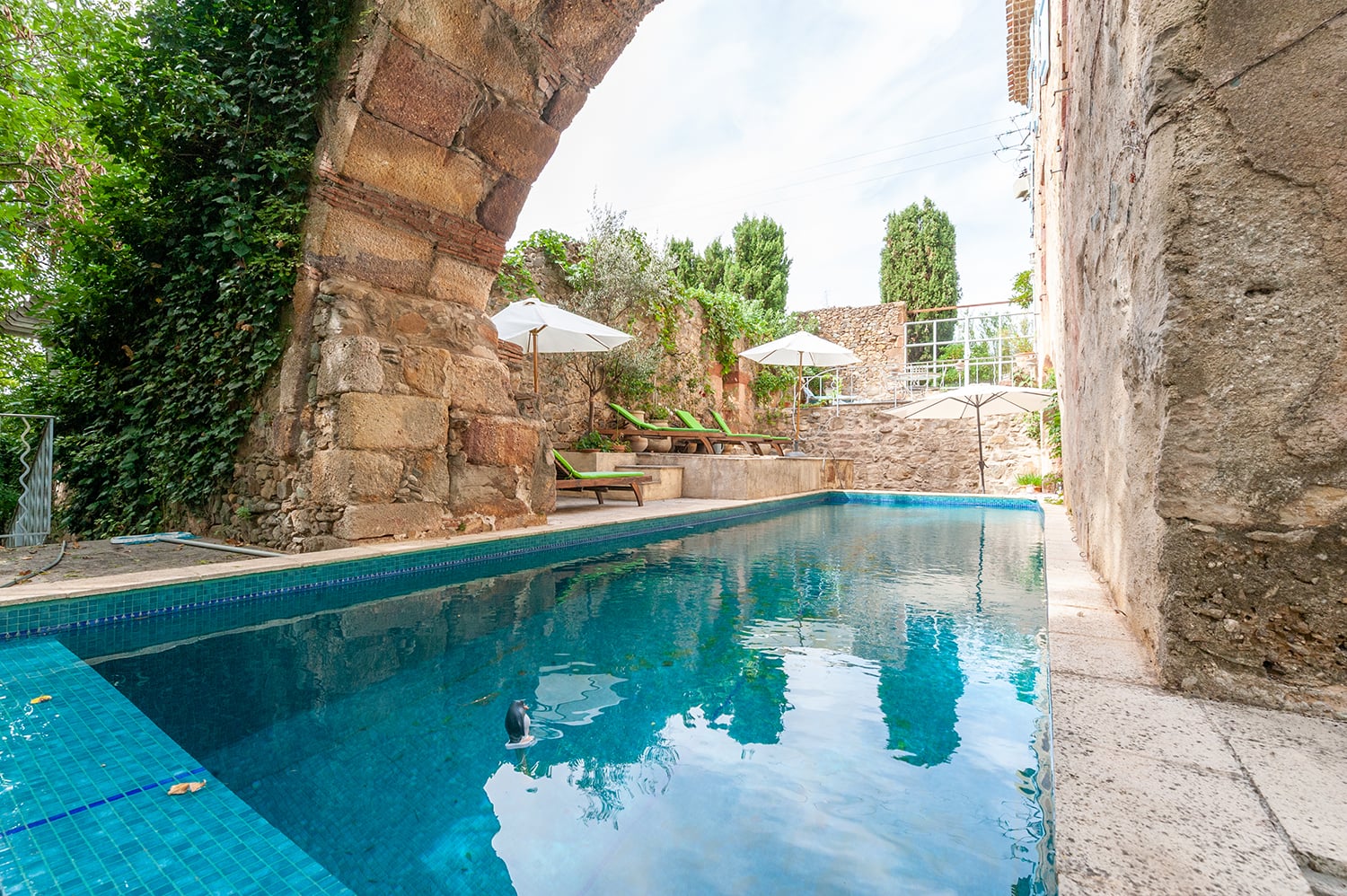 Piscine privée à débordement