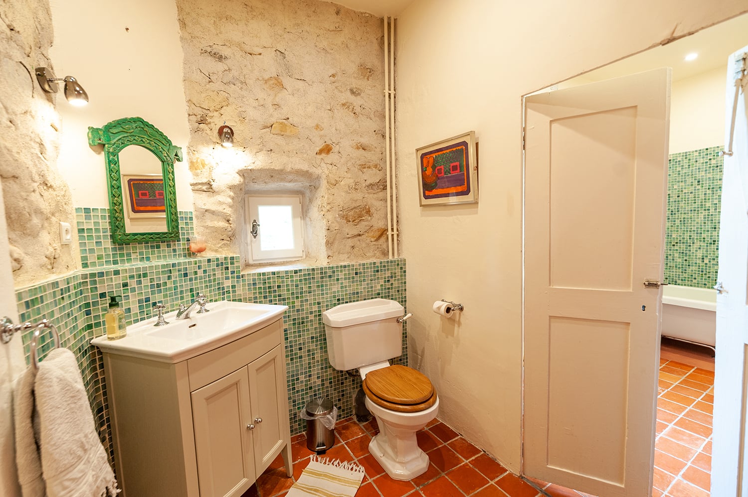 Salle de bain | Maison de vacances dans le sud de la France