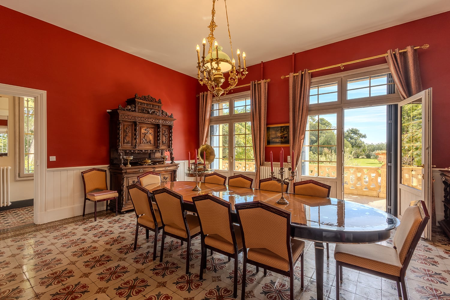 Salle à manger | Château de vacances à Olonzac