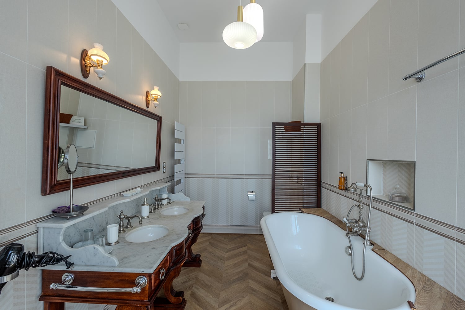 Salle du bain | Château de vacances à Olonzac