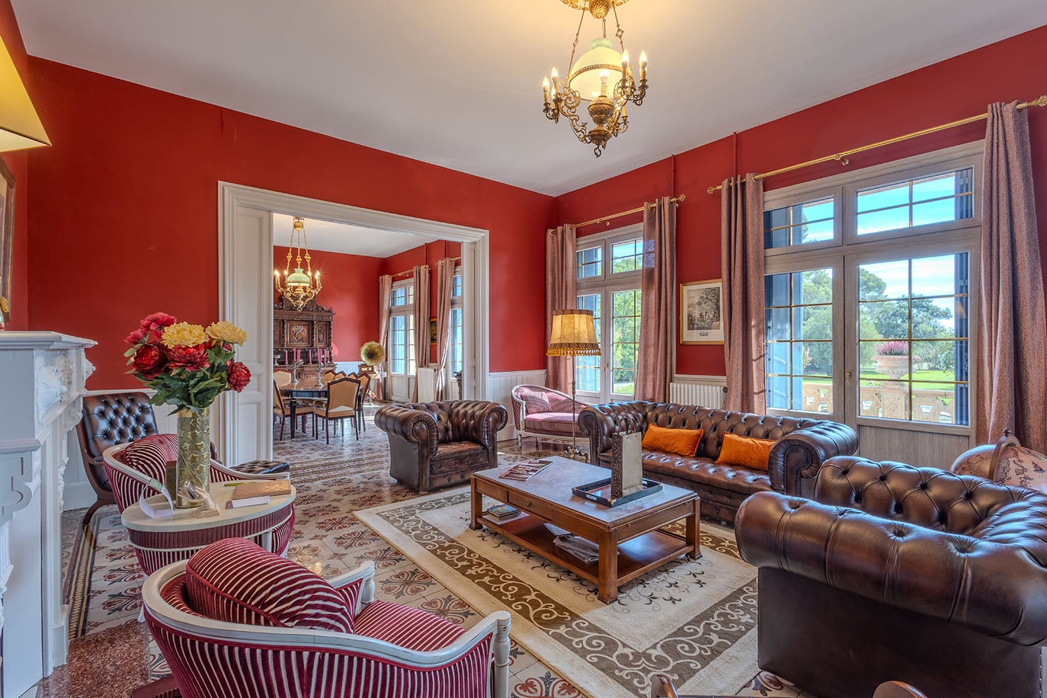 Salon | Château de vacances à Olonzac