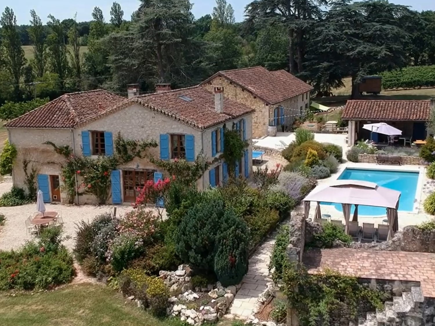 Maison de vacances avec piscine privée dans le sud-ouest de la France