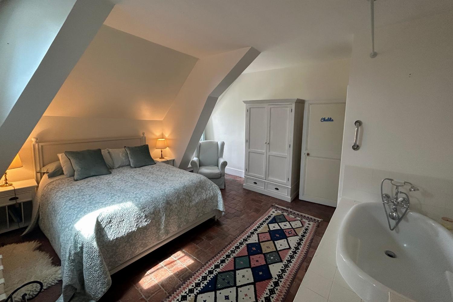 Chambre | Château de vacances en Burgundy